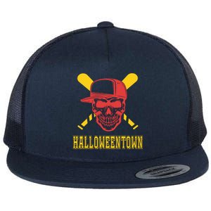 Halloweentown Skeleton Baseball Flat Bill Trucker Hat