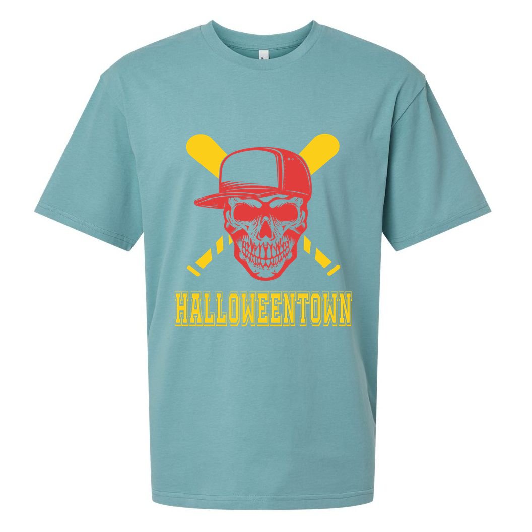 Halloweentown Skeleton Baseball Sueded Cloud Jersey T-Shirt