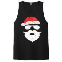 Hilarious Santa Beard Shades and Festive Red Hat for Christmas PosiCharge Competitor Tank