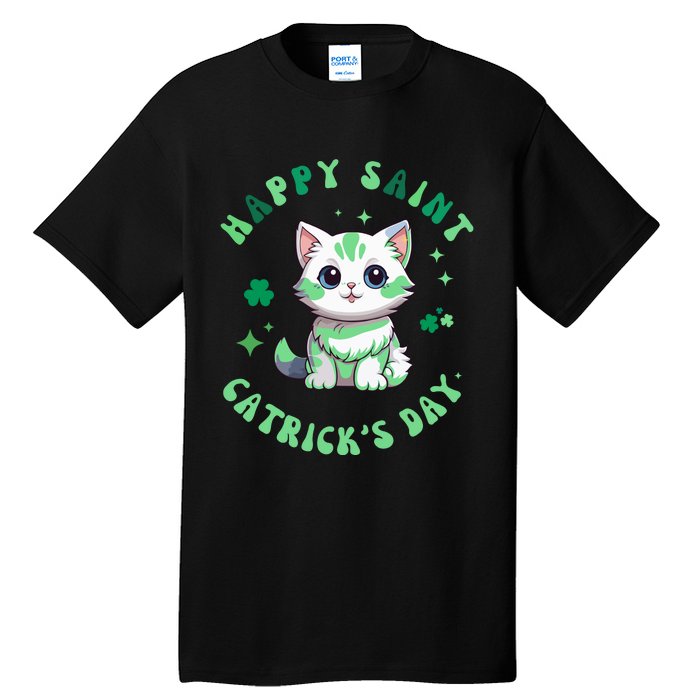 Happy Saint CatrickS Day Funny Saint PatrickS Day Shamrock Tall T-Shirt