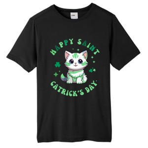 Happy Saint CatrickS Day Funny Saint PatrickS Day Shamrock Tall Fusion ChromaSoft Performance T-Shirt