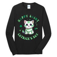 Happy Saint CatrickS Day Funny Saint PatrickS Day Shamrock Tall Long Sleeve T-Shirt