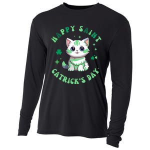 Happy Saint CatrickS Day Funny Saint PatrickS Day Shamrock Cooling Performance Long Sleeve Crew