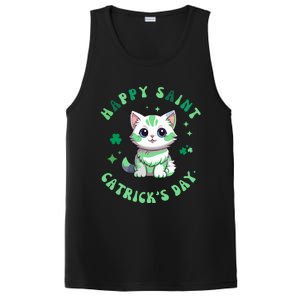 Happy Saint CatrickS Day Funny Saint PatrickS Day Shamrock PosiCharge Competitor Tank