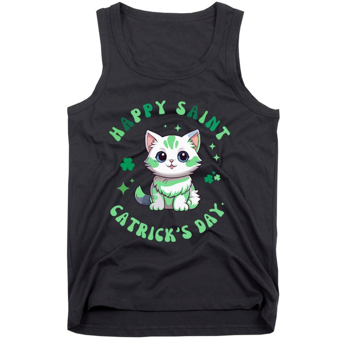 Happy Saint CatrickS Day Funny Saint PatrickS Day Shamrock Tank Top