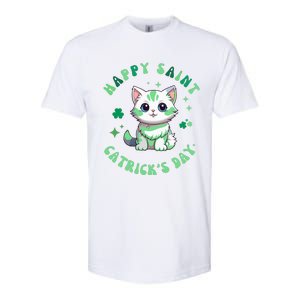 Happy Saint CatrickS Day Funny Saint PatrickS Day Shamrock Softstyle CVC T-Shirt