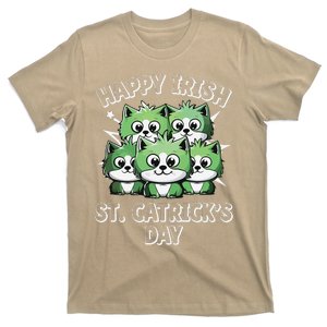 Happy St. Catricks Day Irish Cat T-Shirt