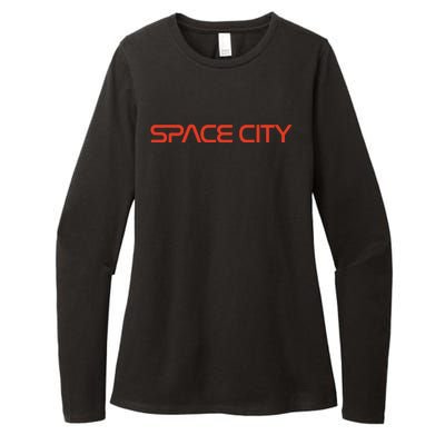 Houston Space City, Houston Baseball Womens CVC Long Sleeve Shirt