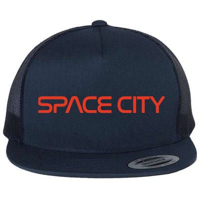 Houston Space City, Houston Baseball Flat Bill Trucker Hat