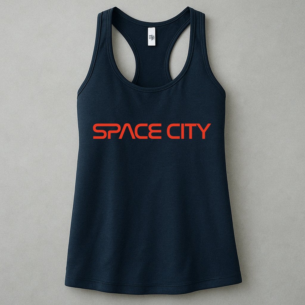 Houston Space City, Houston Baseball Womens Tank Top