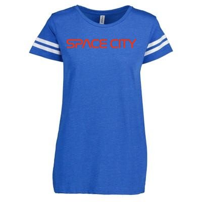 Houston Space City, Houston Baseball Enza Ladies Jersey Football T-Shirt