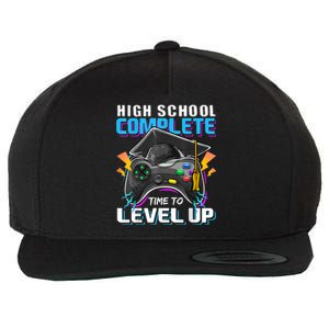 High School Complete Video Game Senior Graduation Gift Wool Snapback Cap