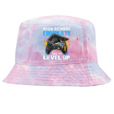 High School Complete Video Game Senior Graduation Gift Tie-Dyed Bucket Hat