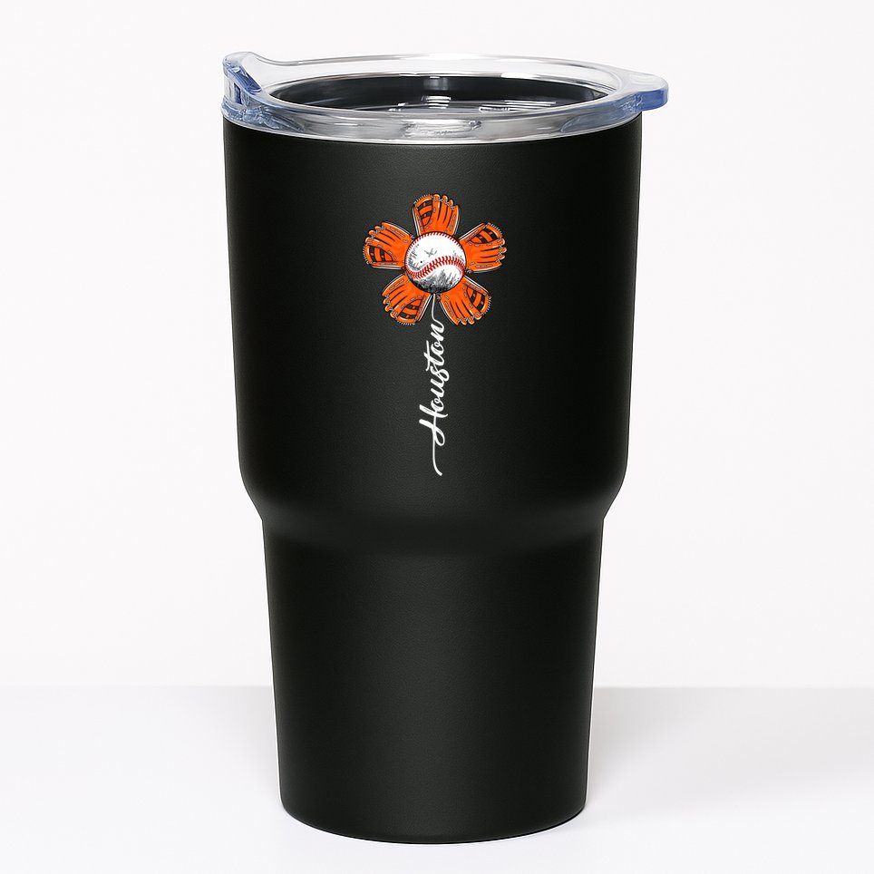 Houston Souvenir Colorful Flower Tee I Love Houston Women Tumbler