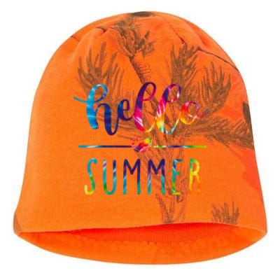 Hello Summer Colorful Rainbow Kati - Camo Knit Beanie