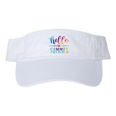 Hello Summer Colorful Rainbow Visor