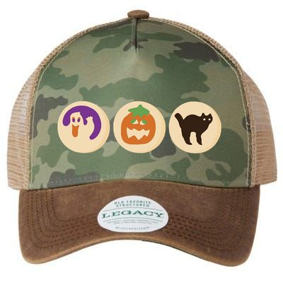 Halloween Sugar Cookie Spooky Season Cat Pumpkin Boo Ghost Legacy Tie Dye Trucker Hat