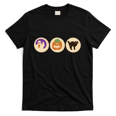 Halloween Sugar Cookie Spooky Season Cat Pumpkin Boo Ghost T-Shirt