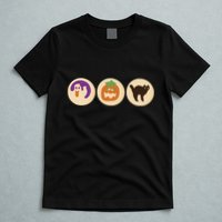 Halloween Sugar Cookie Spooky Season Cat Pumpkin Boo Ghost T-Shirt