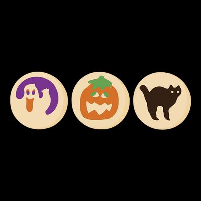 Halloween Sugar Cookie Spooky Season Cat Pumpkin Boo Ghost T-Shirt
