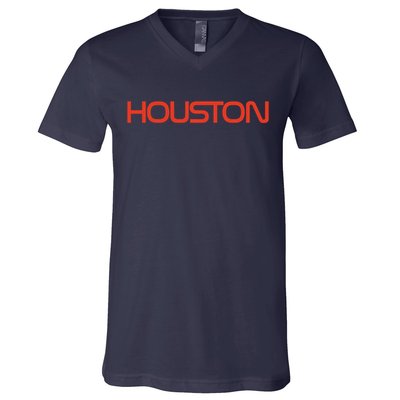 Houston Space City, Houston Baseball V-Neck T-Shirt