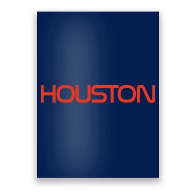 Houston Space City, Houston Baseball Poster