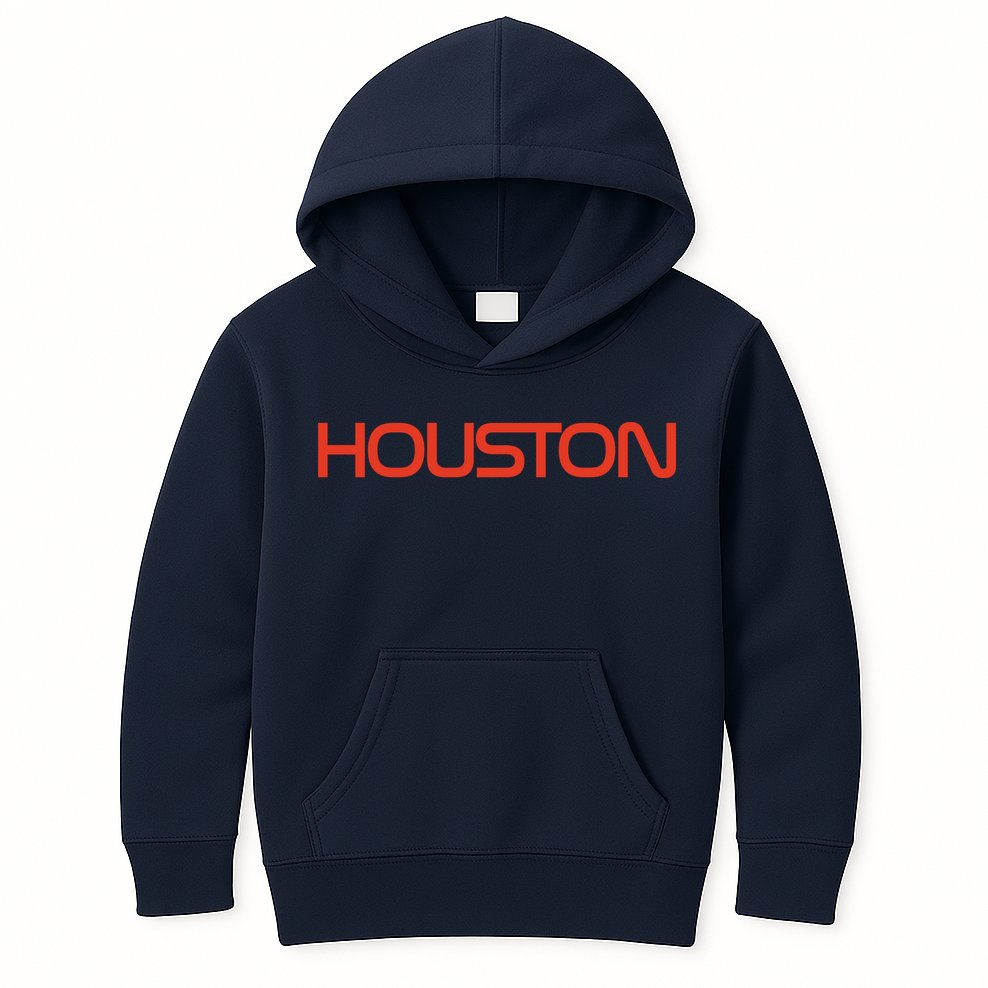 Houston Space City, Houston Baseball Kids Hoodie