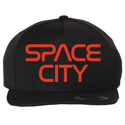 Houston Space City, Houston Baseball Wool Snapback Cap