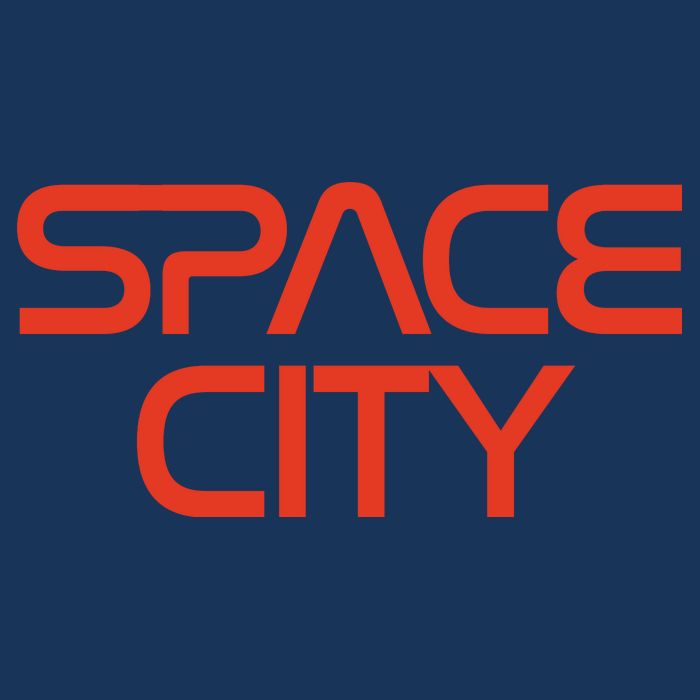 Houston Space City, Houston Baseball 7 Panel Mesh Trucker Snapback Hat