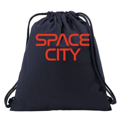 Houston Space City, Houston Baseball Drawstring Bag