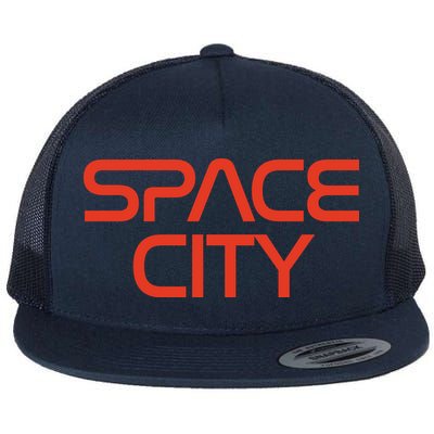 Houston Space City, Houston Baseball Flat Bill Trucker Hat