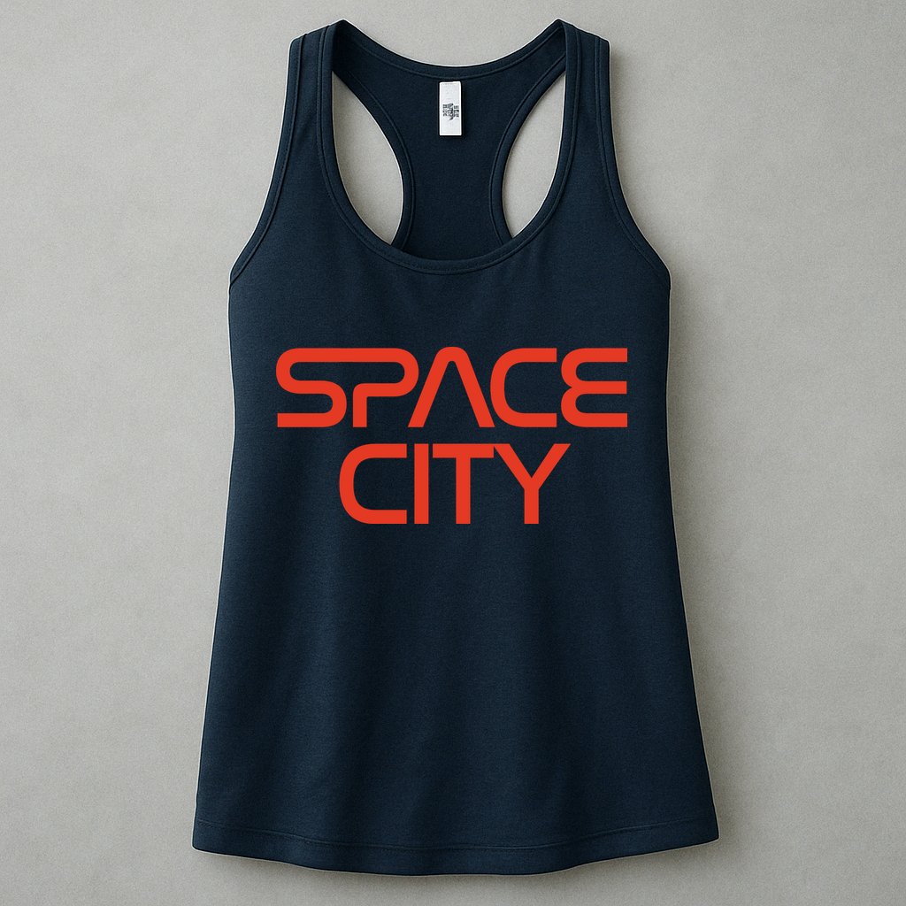 Houston Space City, Houston Baseball Womens Tank Top