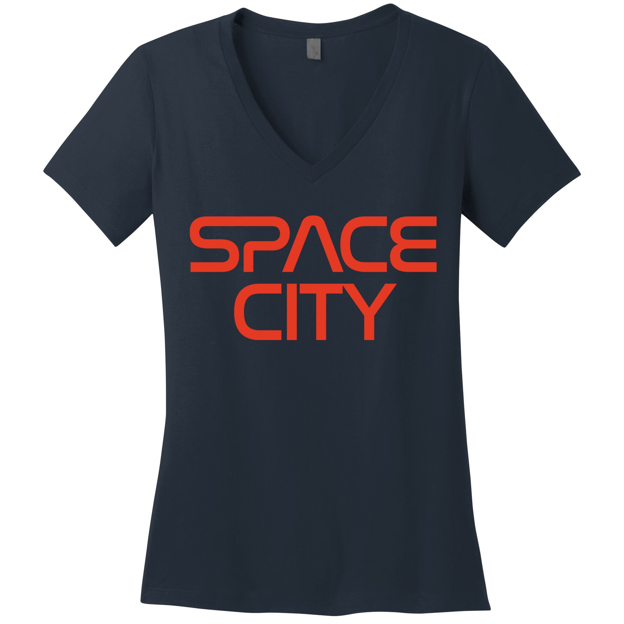 Houston Space City, Houston Baseball Women's V-Neck T-Shirt
