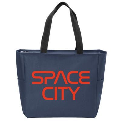 Houston Space City, Houston Baseball Zip Tote Bag