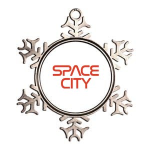 Houston Space City, Houston Baseball Metallic Star Ornament