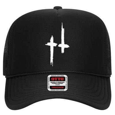 Hunt Showdown Classic Logo High Crown Mesh Back Trucker Hat