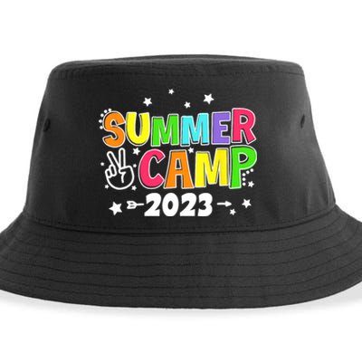 Happy Summer Camp Love Outdoor Activities For Girls Sustainable Bucket Hat