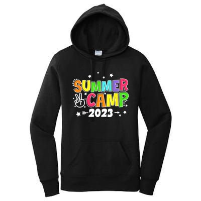 Happy Summer Camp Love Outdoor Activities For Girls Women's Pullover Hoodie