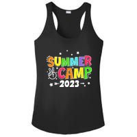 Happy Summer Camp Love Outdoor Activities For Girls Ladies PosiCharge Competitor Racerback Tank