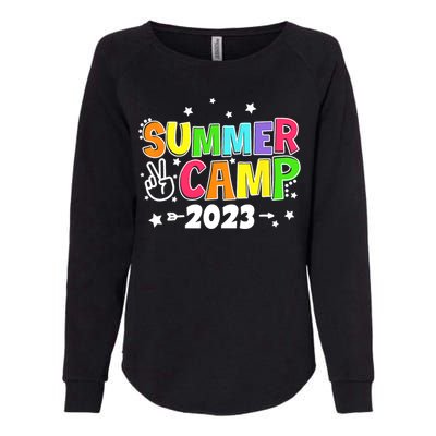 Happy Summer Camp Love Outdoor Activities For Girls Womens California Wash Sweatshirt