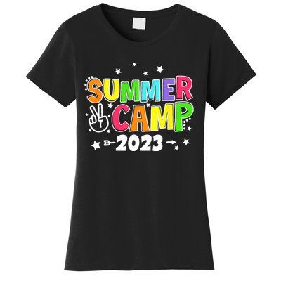 Happy Summer Camp Love Outdoor Activities For Girls Women's T-Shirt