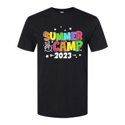 Happy Summer Camp Love Outdoor Activities For Girls Softstyle® CVC T-Shirt