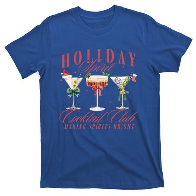 Holiday Spirit Cocktail Club Espresso Martini Christmas Great Gift T-Shirt