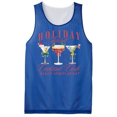 Holiday Spirit Cocktail Club Espresso Martini Christmas Great Gift Mesh Reversible Basketball Jersey Tank