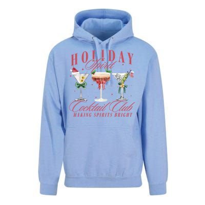 Holiday Spirit Cocktail Club Espresso Martini Christmas Great Gift Unisex Surf Hoodie