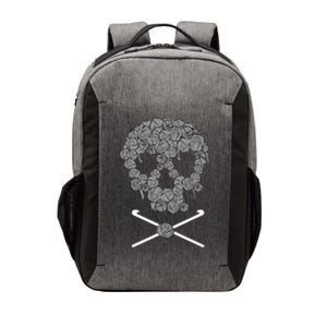 Halloweeen Skull Crochet Lovers Yarn Funny Skeleton Gift Vector Backpack