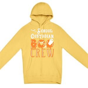 Halloween School Custodian Gift Premium Pullover Hoodie