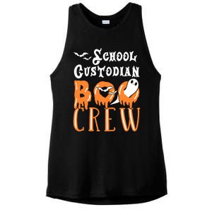 Halloween School Custodian Gift Ladies PosiCharge Tri-Blend Wicking Tank