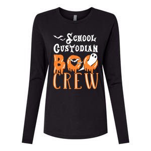 Halloween School Custodian Gift Womens Cotton Relaxed Long Sleeve T-Shirt