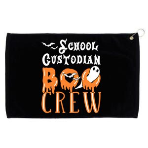 Halloween School Custodian Gift Grommeted Golf Towel